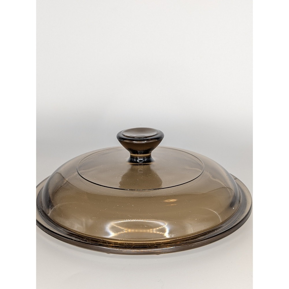 Pyrex Visions Amber Glass #623C Lid 1.5 Quart Casserole Dish REPLACEMENT 623-C - Picture 2 of 16